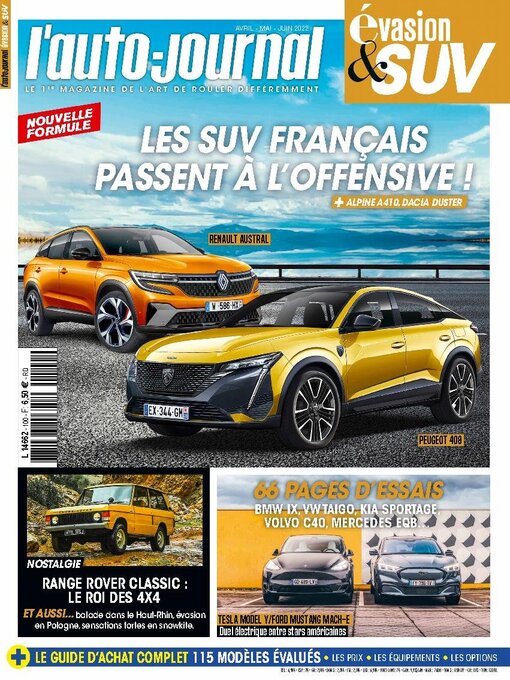 Title details for L'Auto-Journal 4x4  by Editions Mondadori Axel Springer (EMAS) - Available